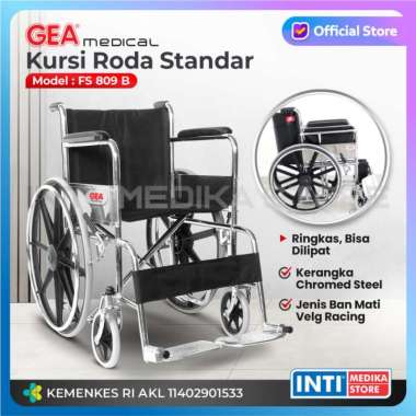 GEA - Kursi Roda STANDAR Rumah Sakit FS 809B