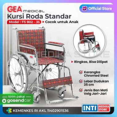 GEA - Kursi Roda STANDAR Rumah Sakit FS 802-35