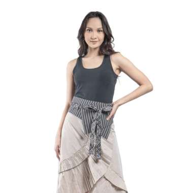 Belt Wanita - Bhatara Batik Obi Belt 5290A Hitam All Size