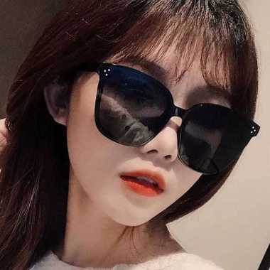 FG Kacamata Hitam Wanita Pria Korean Fashion Retro Black Sunglassess Unisex Kacamata Hitam Murah KC