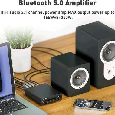 Fosi Audio Amplifier Bluetooth 5.0 HiFi 2.1 Channel 165x2+350W TPA3255 - BT30D PRO