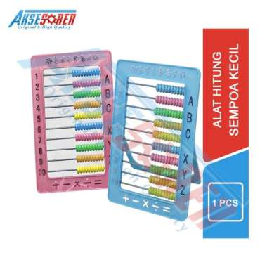 Aksesoren Sempoa Alat hitung Manual [MS-807] / Kalkulator Anak / Cara Belajar Menghitung / Sempoa Ko