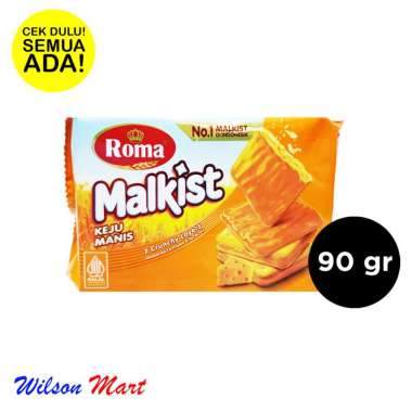 Promo Harga Roma Malkist Keju Manis 115 gr - Blibli