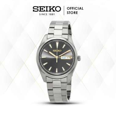 Jam Tangan Pria Seiko Dress Watch SUR343 SUR343P1 Dark Grey Sapphire Quartz Stainless