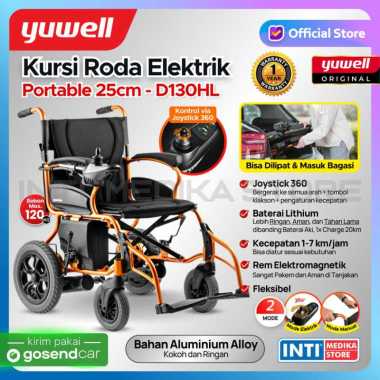 YUWELL - Kursi Roda LISTRIK Lipat D130HL Ban Kecil ELEKTRIK