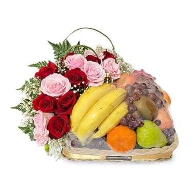 Parcel Buah dan Bunga - Be Well Hamper - FlowerAdvisor