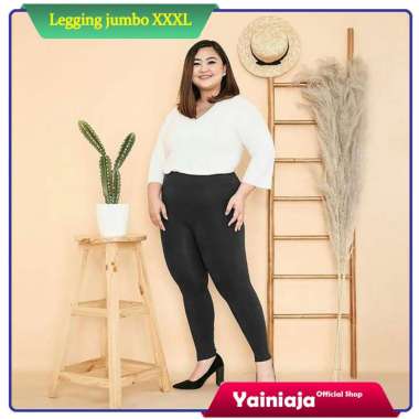 Legging Wanita Super Jumbo / Legging Hitam Spandek