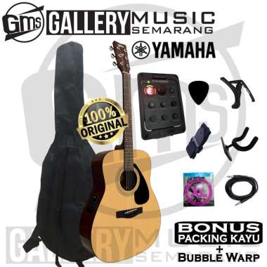 ORIGINAL!!! Gitar Akustik Elektrik Yamaha F310 Original Preamp Equalizer Tuner Fishman PAKET C