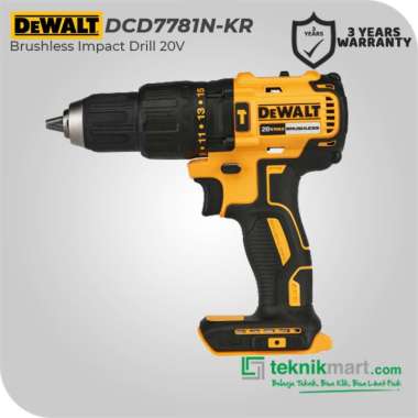 Dewalt Brushless Impact Drill / Bor Impact Baterai DCD7781N UNIT ONLY