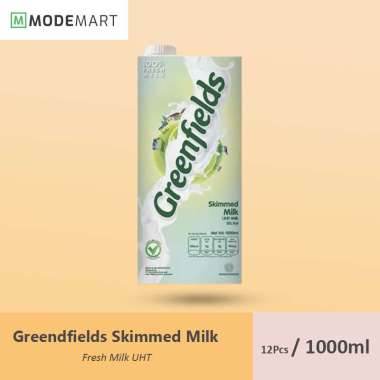 Greenfields UHT Skim Milk 1000ml | Per 12 pcs