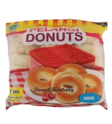 PELANGI DONUTS Kentang Mini Isi 21
