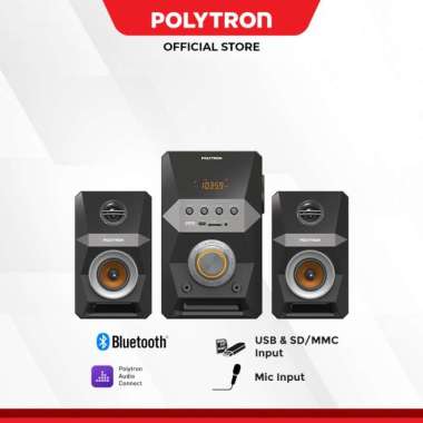 Speaker Audio POLYTRON PMA 9522 Bluetooth Super Bass - Original & Garansi Resmi