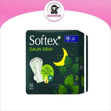 SOFTEX Daun Sirih Slim Natural Hygiene 36 cm 12 s Multicolor