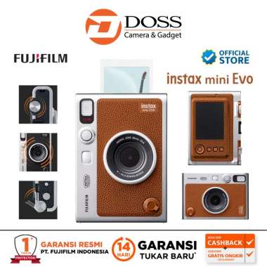 Fujifilm Instax Mini Evo Fuji Instant Camera Mini Evo Brown