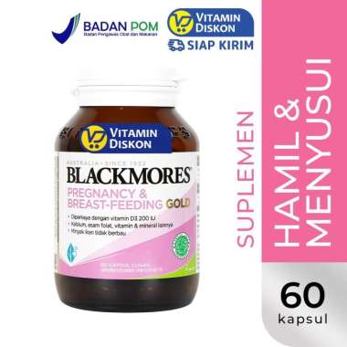 BLACKMORES PREGNANCY AND BREASTFEEDING GOLD BPOM KALBE - 60 CAPS