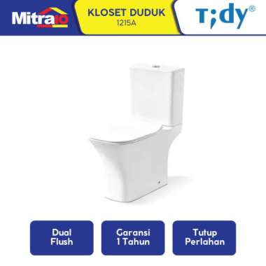 Tidy Closet Duduk Slim Dua Bagian 1215A Putih