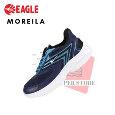 MOREILA EAGLE RUNNING SHOES SEPATU LARI UNISEX ORIGINAL EAGLE 41 ABU TUA CITRUN