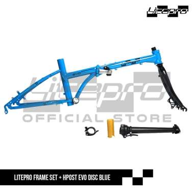 LITEPRO FRAME SET EVO DISCBRAKE SILVER