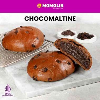 Roti Chocomaltine - Roti Coklat - Momolin Bakery