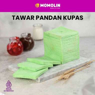 Roti Tawar Pandan Kupas - Roti Tawar Pandan Halal - Roti Tawar Lembut Halus Murah - Roti Tawar Kotak