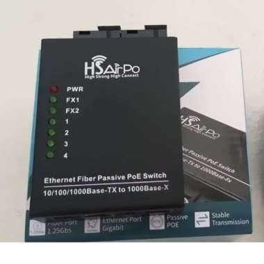 Media Converter 2 FO 2 Lan POE Gigabit HTB FO to Lan CM2F2EG 100/1000 POE HTB 2 SC 2 RJ45 Gigabit 2F