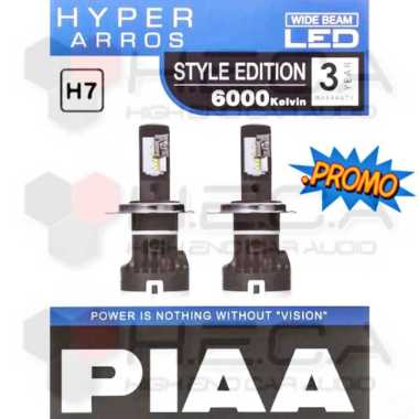 LED PIAA Hyper Arros H7 6000k Lampu Headlamp Mobil Bohlam utama putih