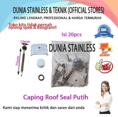 Caping Roof Seal white Atap Ecoroof UPVC /20pcs