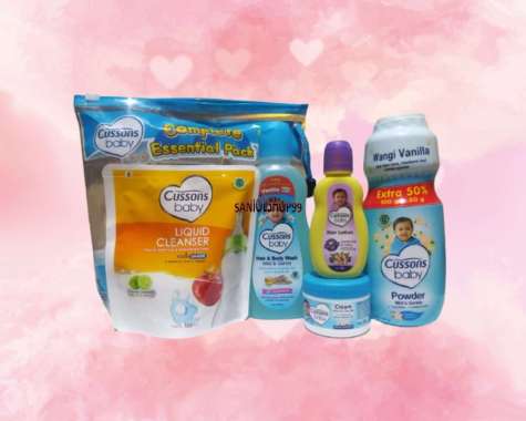 Paket cussons baby set large bag BESAR paket bedak bayi paket Cussons Baby BIRU