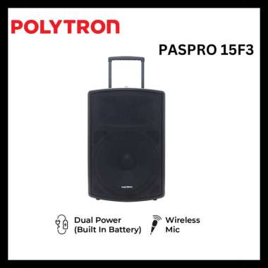 POLYTRON PAS-PRO15F3 BLUETOOTH SPEAKER AKTIVE