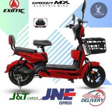 (KARGO)Sepeda Listrik EXOTIC Groza MX E Bike 500 Watt Removable Battery kuning
