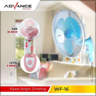 Advance - Kipas Angin Dinding 16 Inch (WF-16) PINK