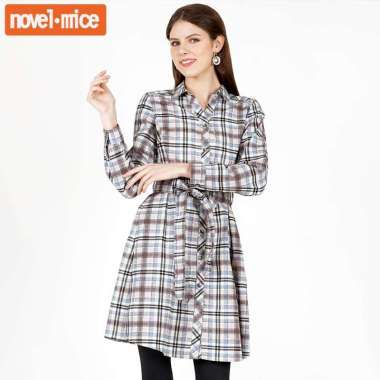 Novel Mice - Dress Tunik Poppy Plaids Blue S