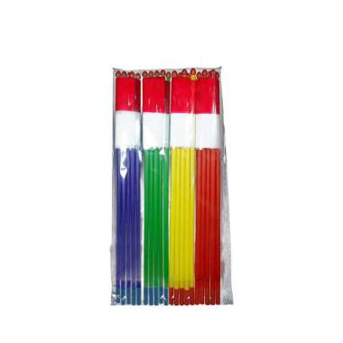 OEM SK-C907 Bendera Plastik Merah Putih Isi 20PCS Tangkai ada Peluit Bendera Indonesia / Bendera Tan