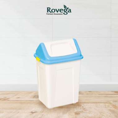 Rovega tong sampah Plastik / tempat sampah Plastik Food Grade DB15 Abu-abu
