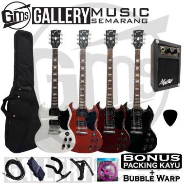 Gitar Elektrik Gibson SG Gitar Listrik Gibson SG PAKET D Merah