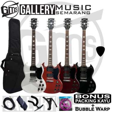 Gitar Elektrik Gibson SG Gitar Listrik Gibson SG PAKET C Coklat