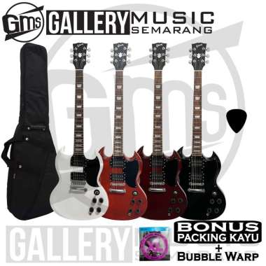 Gitar Elektrik Gibson SG Gitar Listrik Gibson SG PAKET B Putih
