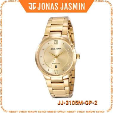 Jam tangan Jonas Jasmin Couple Analog JJ-3105 M/JJ-3105 L Original Garansi GP2 Pria