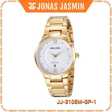 Jam tangan Jonas Jasmin Couple Analog JJ-3105 M/JJ-3105 L Original Garansi GP1 Pria