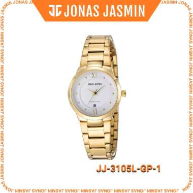 Jam tangan Jonas Jasmin Couple Analog JJ-3105 M/JJ-3105 L Original Garansi GP1 Wanita