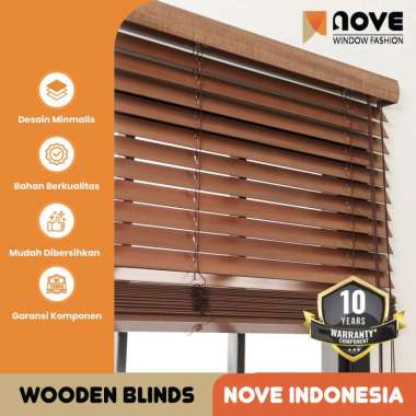 Nove Wooden Blinds - Kerai Kayu - Tirai Gorden Kayu BV - 252