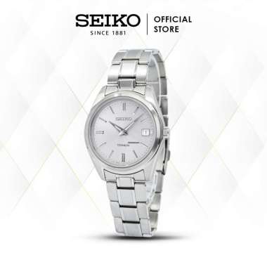Jam Tangan Pria Seiko SUR369P1 SUR369 Titanium Silver Dial Original