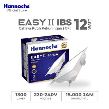 Hannochs Downlight LED EASY II 12W IBS Cahaya Comfort INBOW - Putih Kekuningan