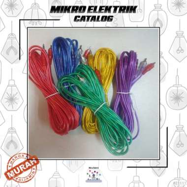 Kabel RCA 2-2 Audio 4,5M Transparan