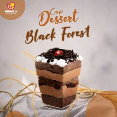 Cup Dessert Black Forest - Dessert Box Mini Black Forest - Kue Dessert Kekinian - Kue Cup Kecil - MI