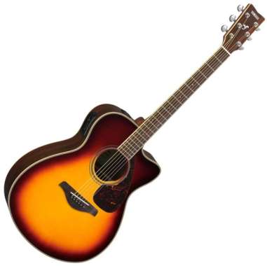 YAMAHA FSX830C BS BROWN SUNBURST ACOUSTIC ELECTRIC GUITAR
