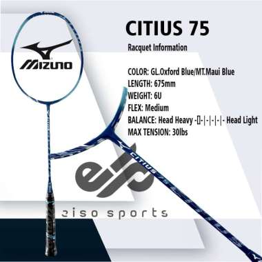 Raket Badminton Mizuno Citius 75 Bulutangkis