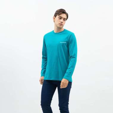 Houseofcuff Kaos Cotton Combed Lengan Panjang Pria Marun/Lilac/Turkish Turquoise XXL