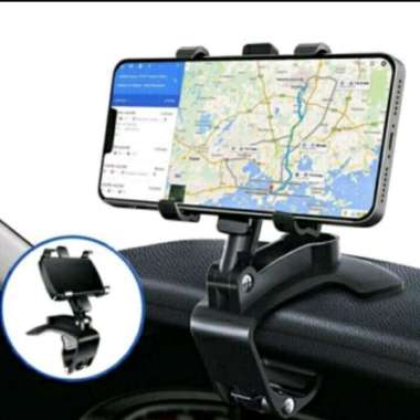 Holder Hp Mobil Jepit Dashboard Phone Holder Stand