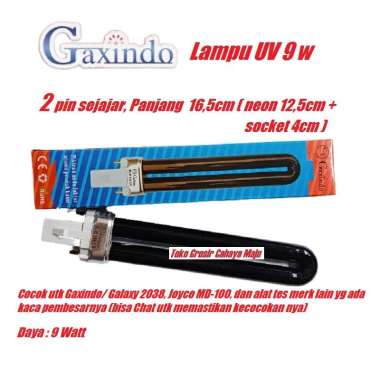 Lampu UV PL-S 9 W Tester Model TUSUK 9W Money Detector Lamp GAXINDO